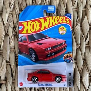 Hot Wheels Maserati Shamal Red Car Hotwheels New Casting 2025